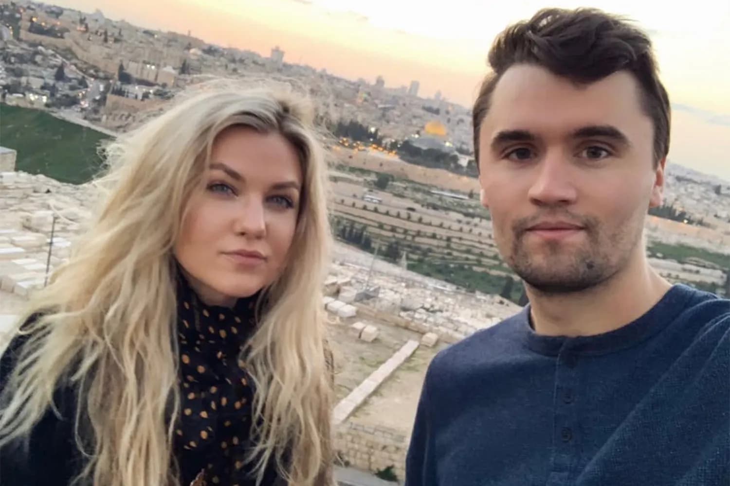 Charlie Kirk with family
